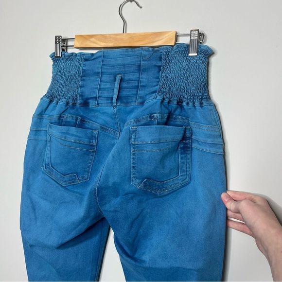 Modaxpress Ultra High Waisted Acid Wash Stretchy Skinny Jeans - Picture 6 of 6